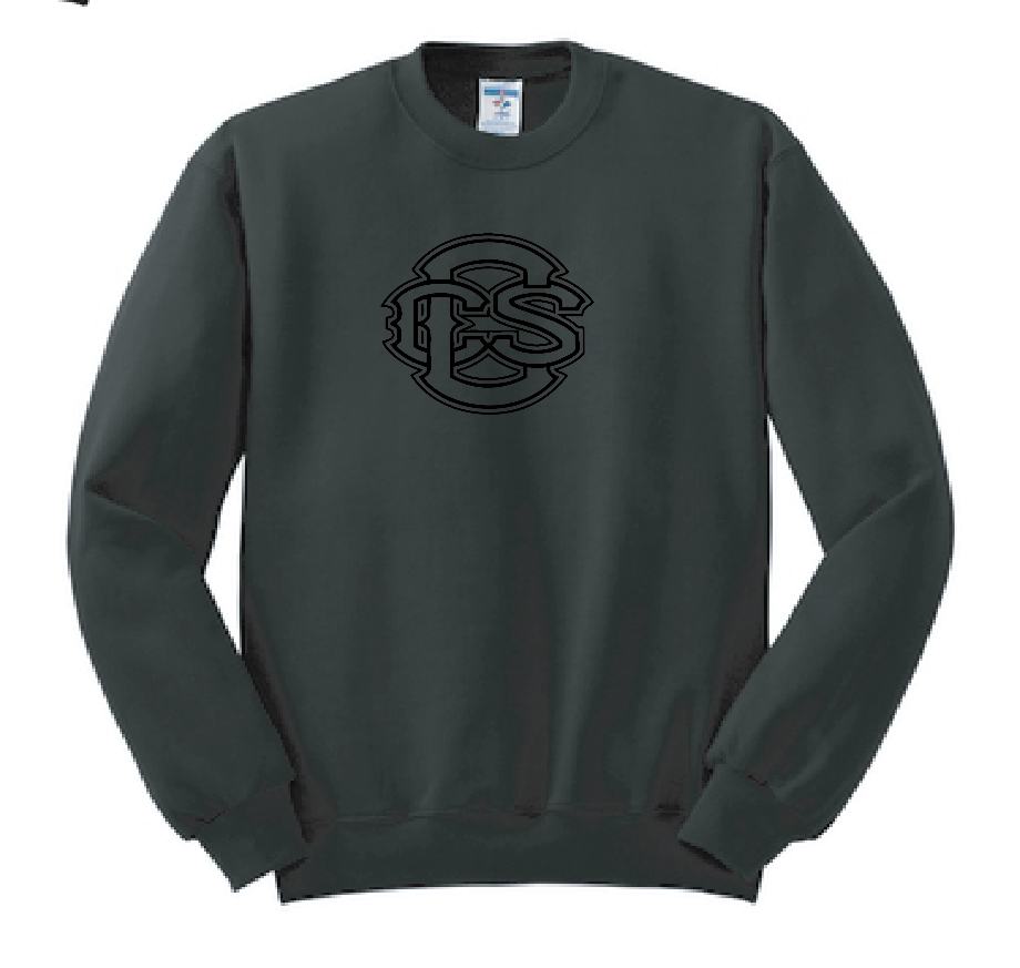 Flock CCS Logo Design Jerzees Crewneck Sweatshirt (black)