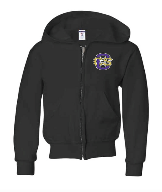 CCS Logo Design Full-Zip Hooded Sweatshirt