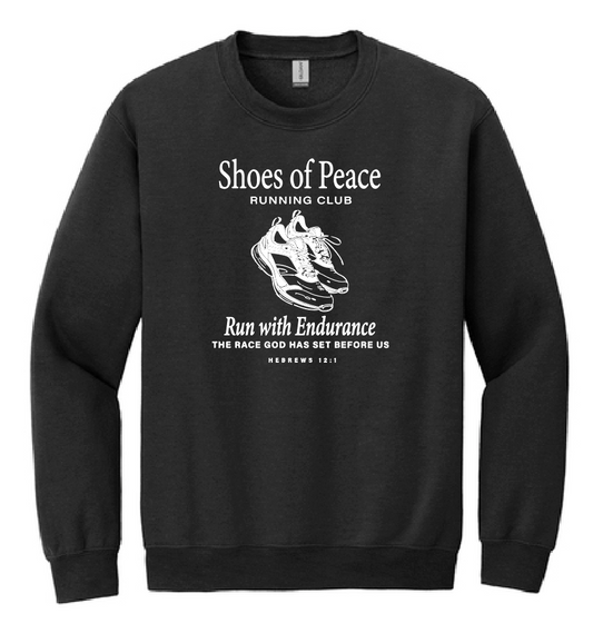 Shoes of Peace Jerzee Crewneck Sweatshirt (black)