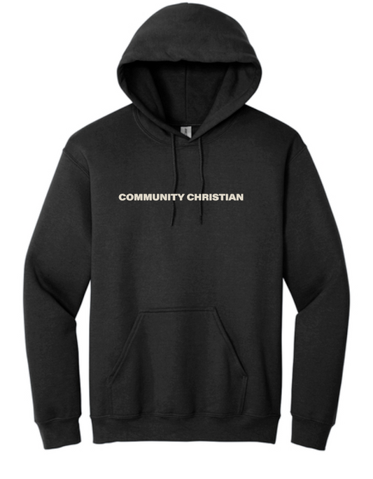 Direct Your Heart Jerzee Hooded Sweatshirt (black)