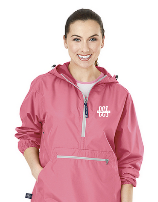 Royals Design UNLINED Pack-n-Go Jacket (coral)