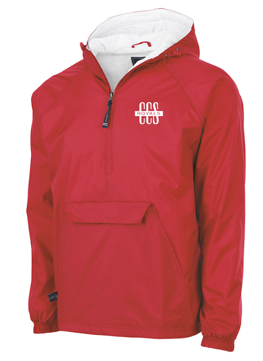 Royals Design LINED Pack-n-Go Jacket (red)