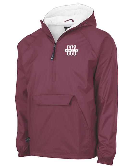 Royals Design LINED Pack-n-Go Jacket (maroon)