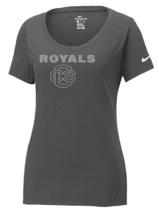 Fan Gear Nike Dri-Fit Cotton/poly S/S T-shirt (women)(grey)