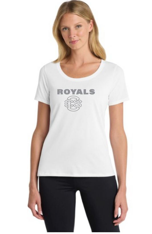 Fan Gear Nike Dri-Fit Cotton/poly S/S T-shirt (women)(white)