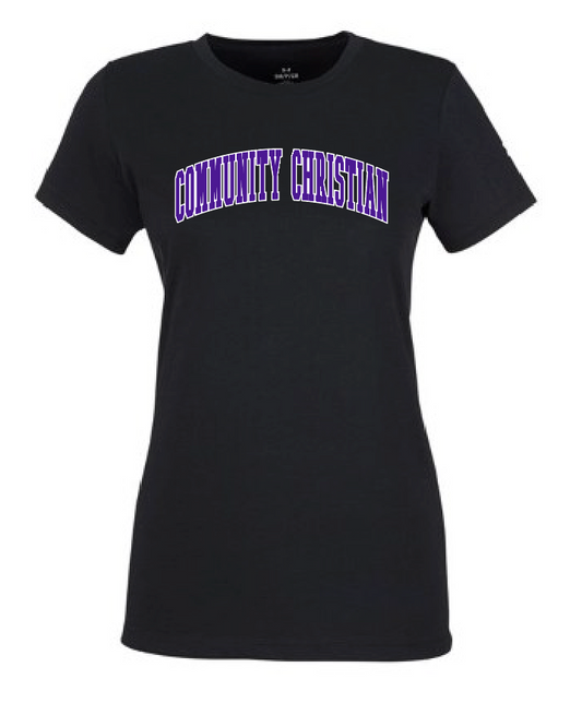 Fan Gear (6470) Under Armour Athletic 2.0 T-shirt (women)(black)