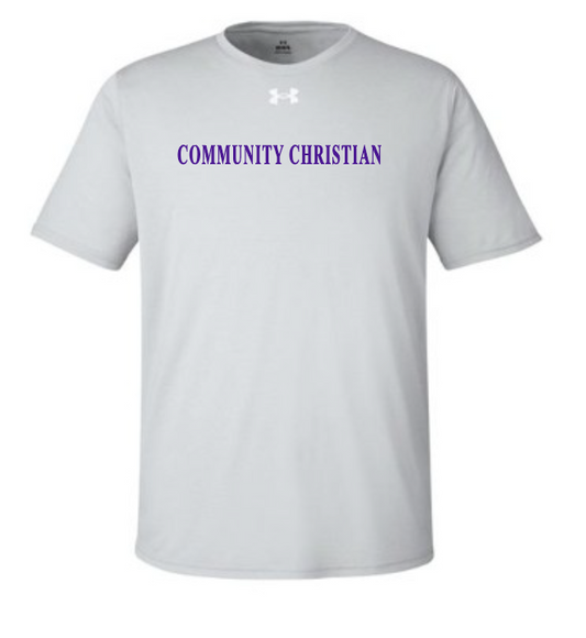 Fan Gear (6476) Under Armour Team Tech T-shirt (lt grey)