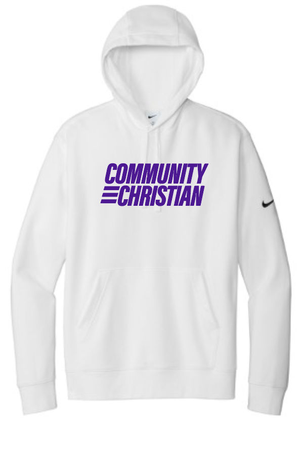 Fan Gear (6472) Nike Club Fleece Hoodie (white)