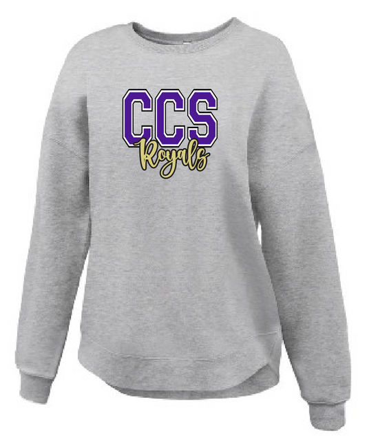 Fan Gear (6474) Pennant Sportswear Women's Crewneck Sweatshirt (heather)
