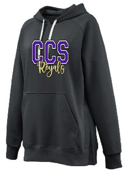 Fan Gear (6474) Pennant Sportswear Women's Tunic Hoodie (black)