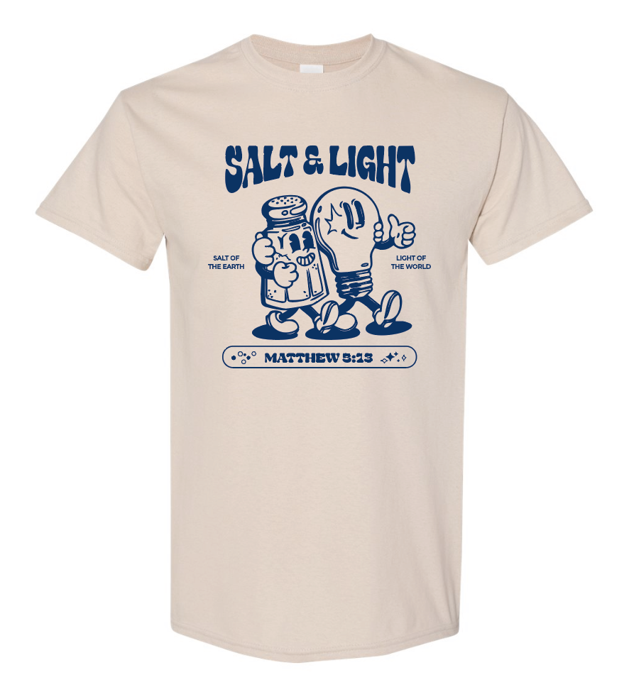 Salt & Light Gildan S/S T-shirt (sand)