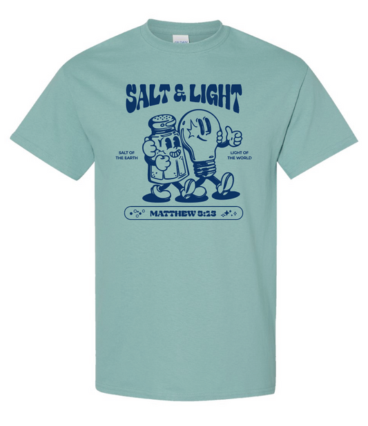 Salt & Light Gildan S/S T-shirt (aquatic)