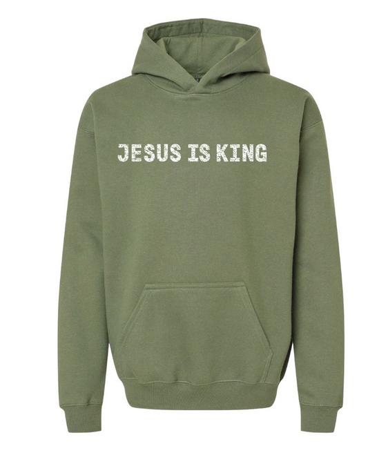 Jesus is King Gildan Hooded Sweatshirt