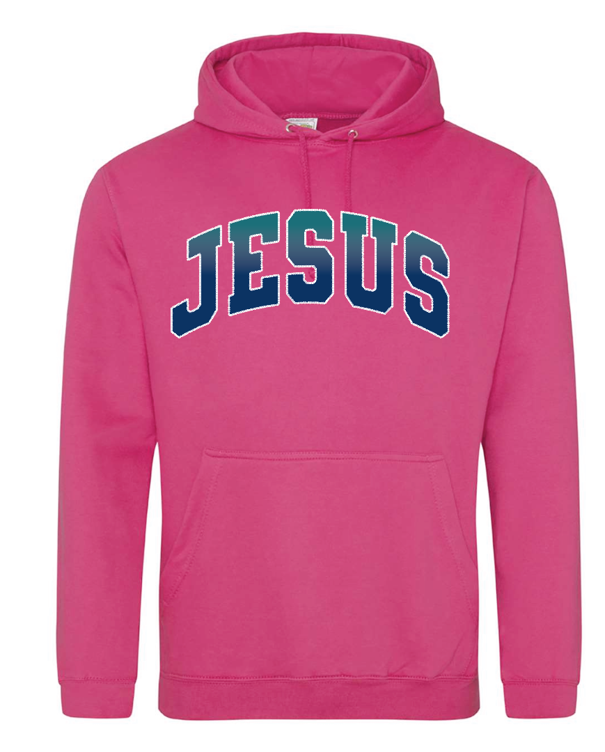 "Stitch" AWDis Hooded Sweatshirt (pink)