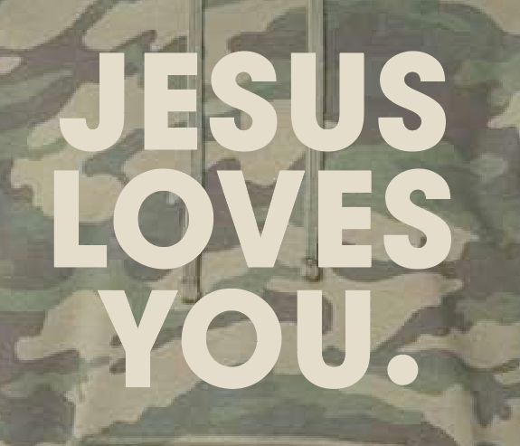 Jesus Loves You Independent Trading Hooded Sweatshirt