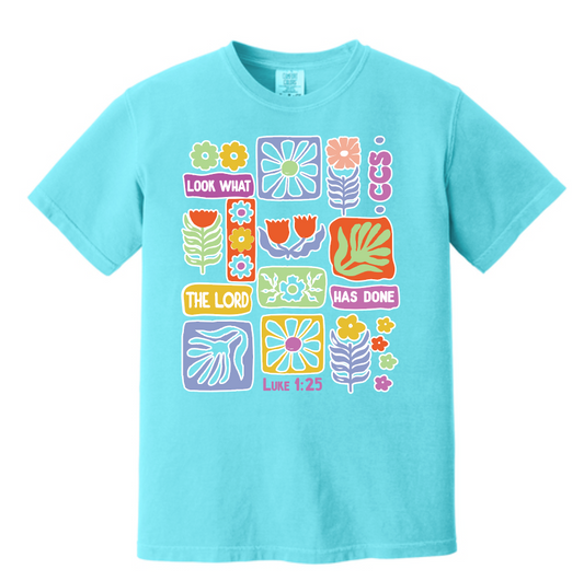 Spring Has Sprung Comfort Colors S/S T-shirt (lagoon)