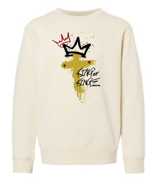 King of Kings Crewneck Sweatshirt (youth) (natural)