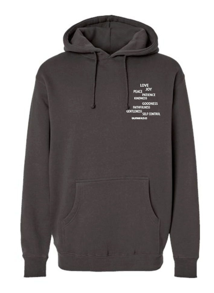 Fruit of the Spirit: Independent Trading Elevated Hooded Sweatshirt (asphalt)