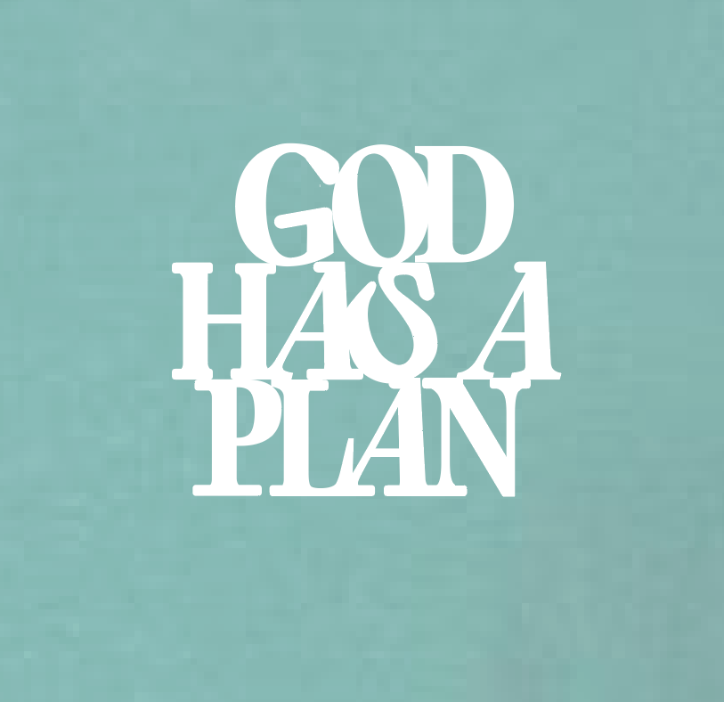 God Has a Plan: Comfort Colors S/S T-shirt (seafoam)