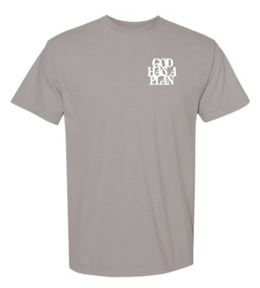 God Has a Plan: Comfort Colors S/S T-shirt (granite)