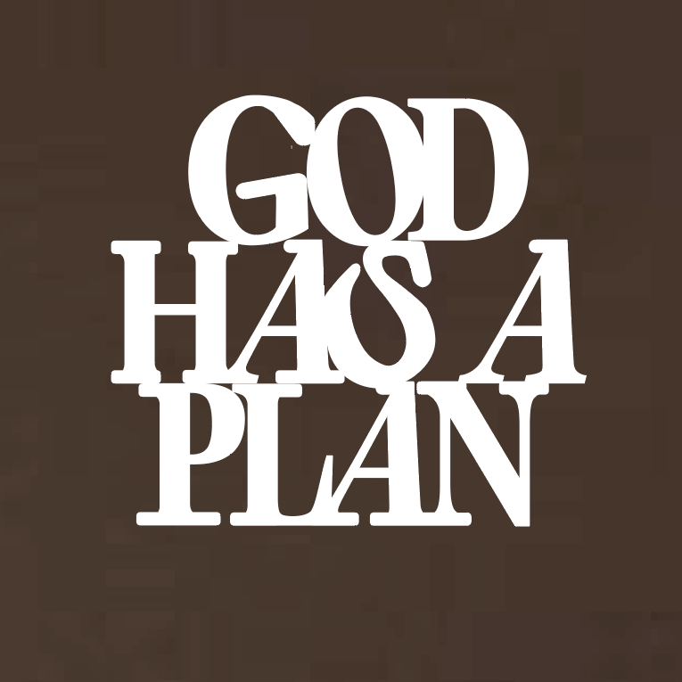 God Has a Plan: American Apparel Premium S/S T-shirt (brown)