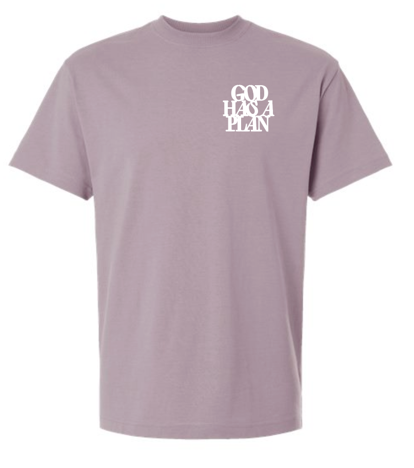 God Has a Plan: American Apparel Premium S/S T-shirt (violet)