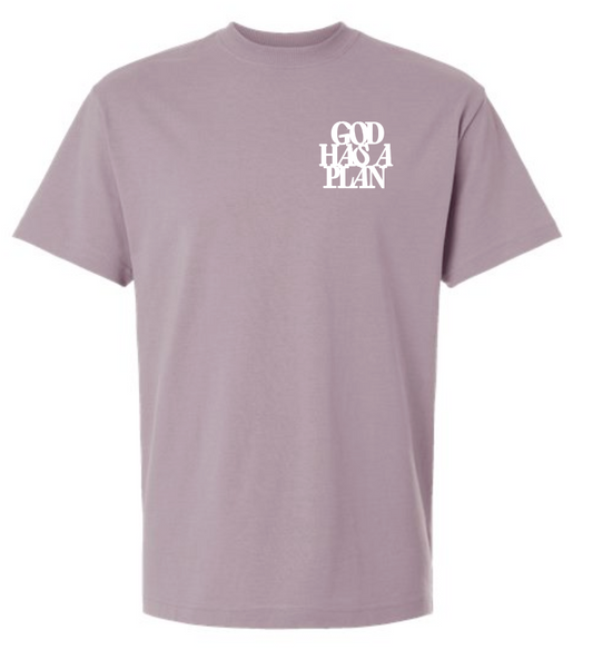 God Has a Plan: American Apparel Premium S/S T-shirt (violet)