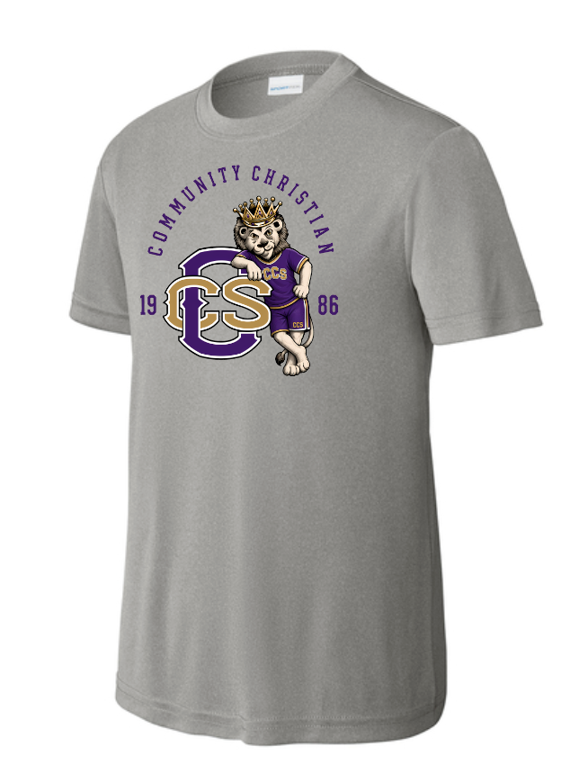 Cartoon Mascot: Sport-Tek Dri-Fit S/S T-shirt