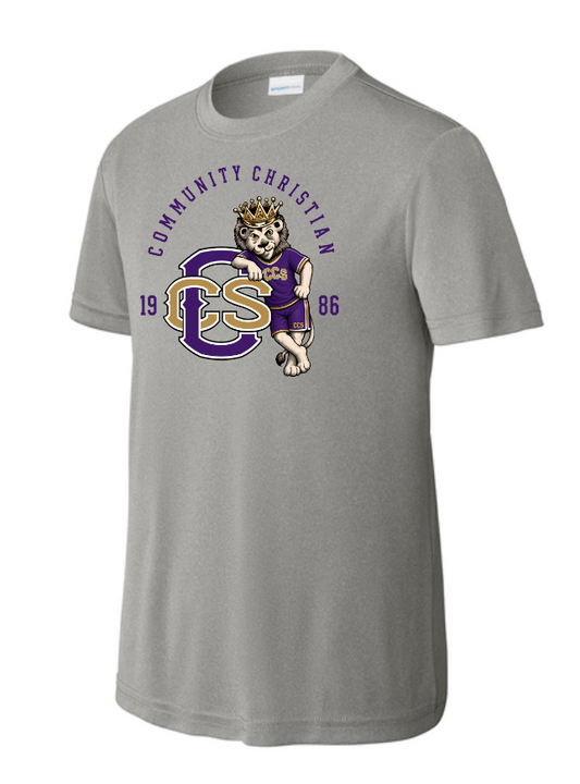 Cartoon Mascot: Sport-Tek Dri-Fit S/S T-shirt