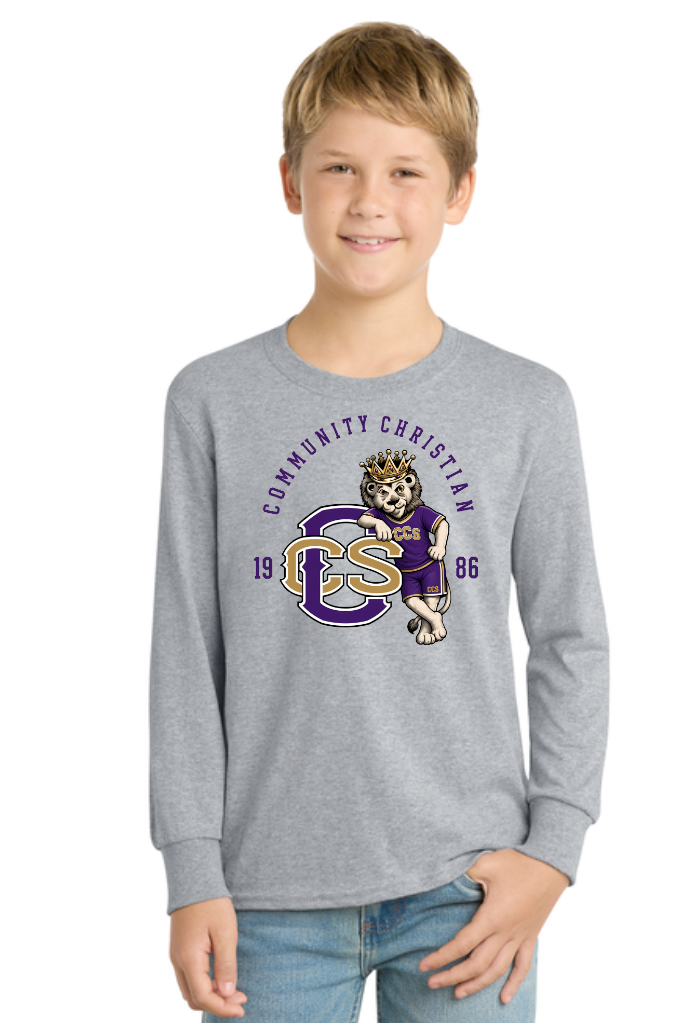 Cartoon Mascot: Gildan Basic L/S T-shirt
