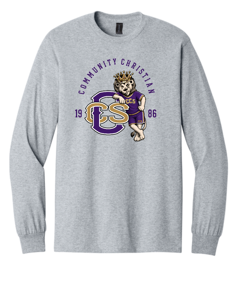 Cartoon Mascot: Gildan Basic L/S T-shirt