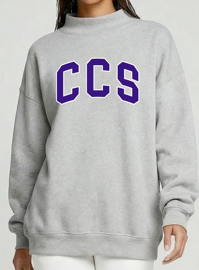 CCS: Elevated Fashion Mockneck Sweatshirt (women's)
