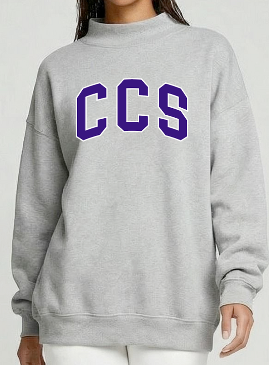 CCS: Elevated Fashion Mockneck Sweatshirt (women's)
