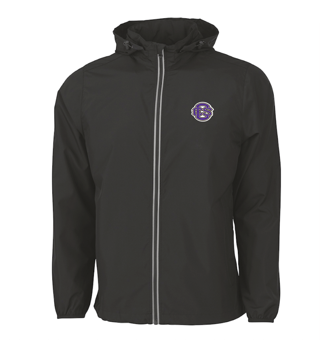Royals Design UNLINED Pack-n-Go Full Zip Jacket (black)