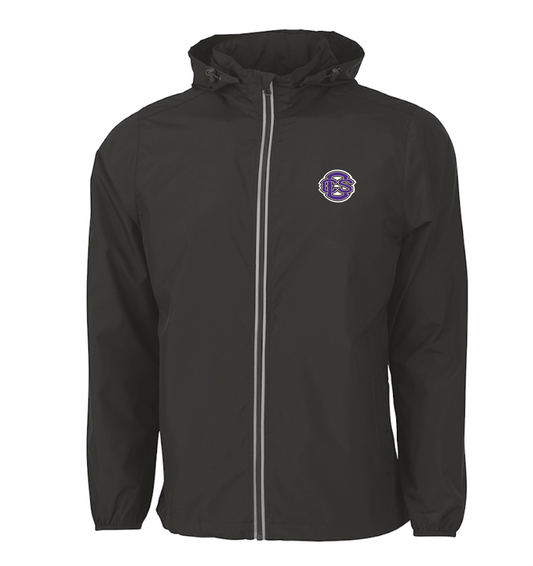 Royals Design UNLINED Pack-n-Go Full Zip Jacket (black)