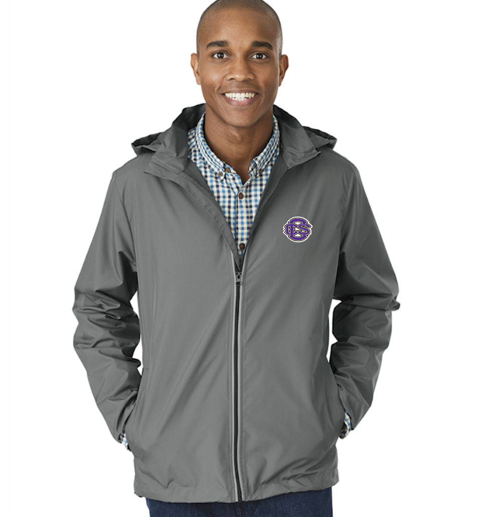 Royals Design UNLINED Pack-n-Go Full Zip Jacket (grey)