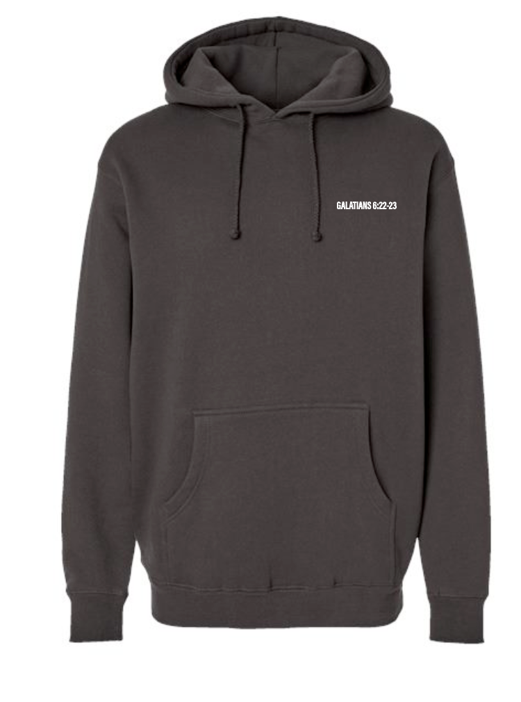 Fruit of the Spirit: Independent Trading Elevated Hooded Sweatshirt (asphalt)