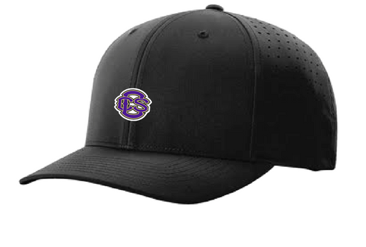 Richardson (8273) "Logo" Laser Perf R-Flex Cap (black)