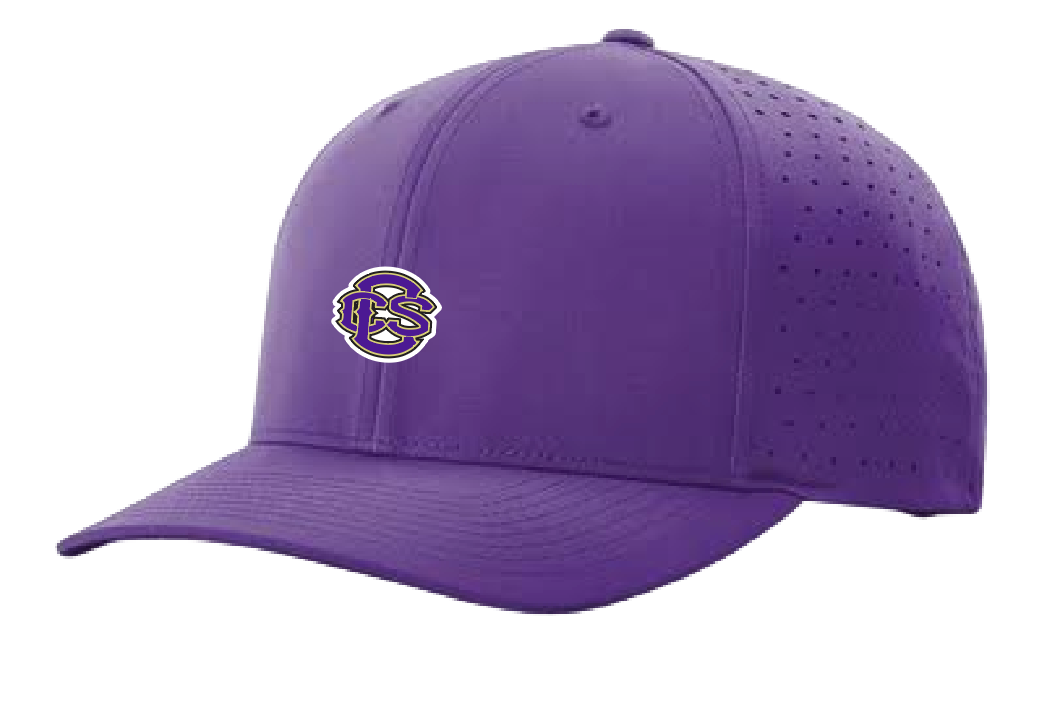 Richardson (8273) "Logo" Laser Perf R-Flex Cap (purple)