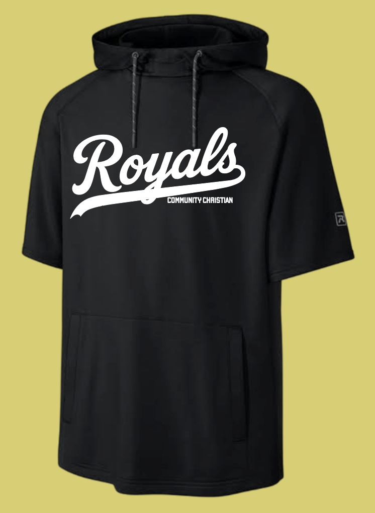 Fan Gear (8017) Richardson Performance S/S Fleece Hoodie (black)