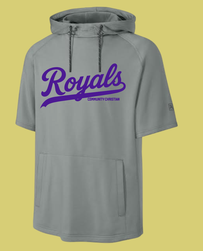 Fan Gear (8017) Richardson Performance S/S Fleece Hoodie (grey)