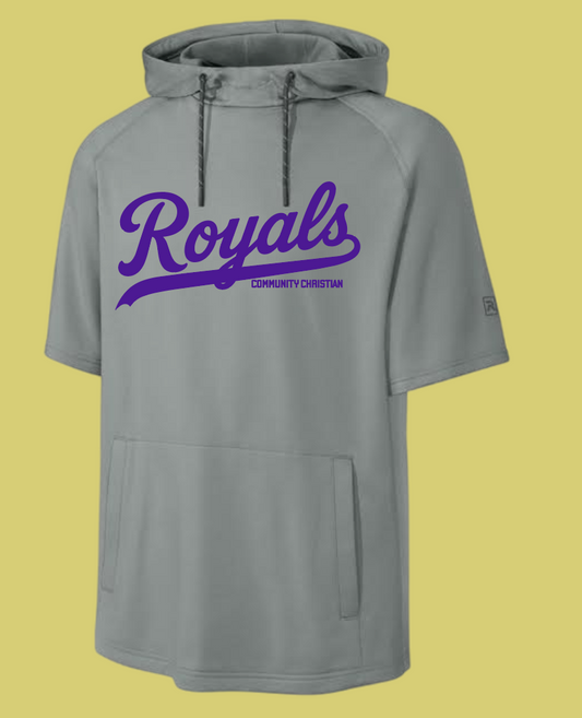 Fan Gear (8017) Richardson Performance S/S Fleece Hoodie (grey)