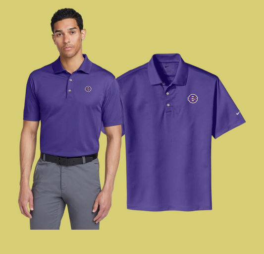 Fan Gear (8273) "CCS Logo" Design Nike Dri-Fit Polo (purple)