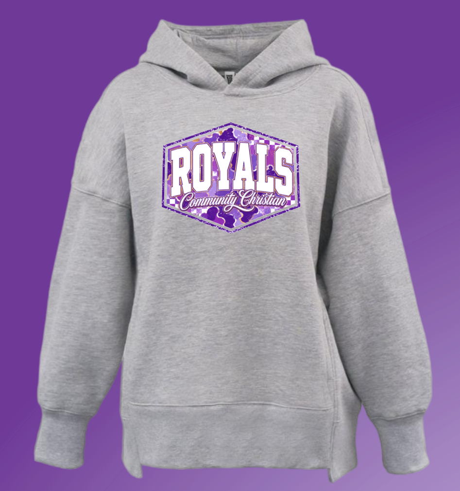 Fan Gear (8277) Pennant Sportswear Women's Oversized Hoodie (heather)