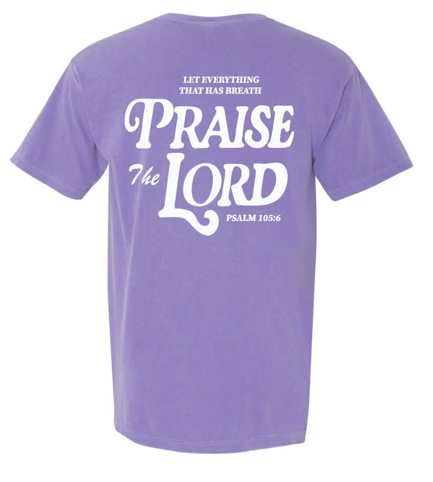 Praise the Lord Comfort Colors S/S T-shirt (violet)
