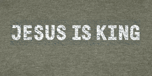 Jesus is King Tultex S/S T-shirt
