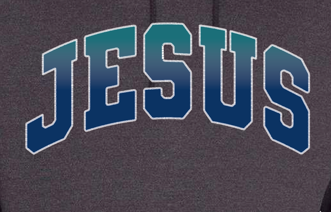 "Stitch" AWDis Hooded Sweatshirt (black)