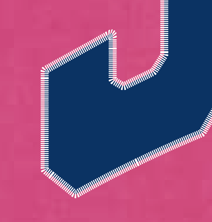 "Stitch" AWDis Hooded Sweatshirt (pink)