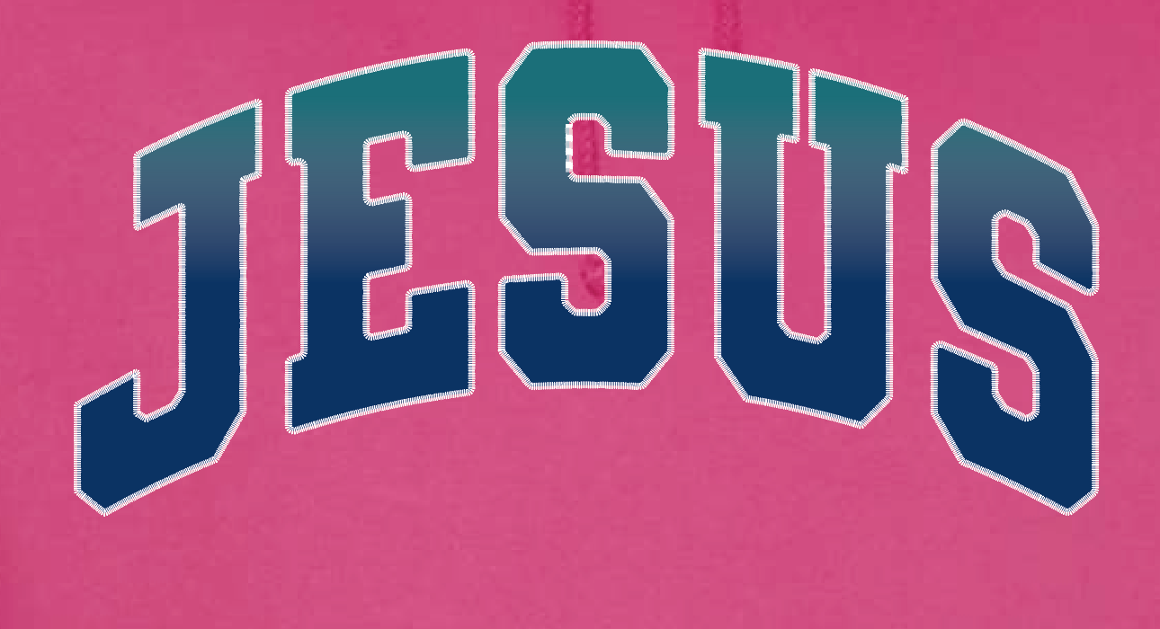 "Stitch" AWDis Hooded Sweatshirt (pink)