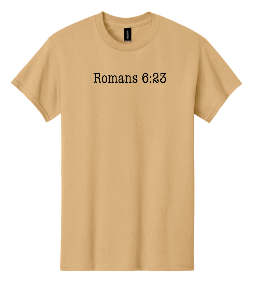 Jesus Paid it All: Basic S/S T-shirt (old gold)